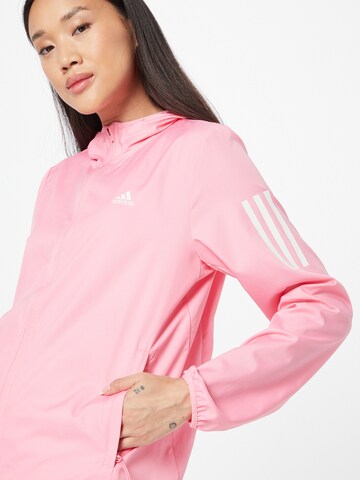 ADIDAS SPORTSWEAR Sports jacket 'Own The Run ' in Pink