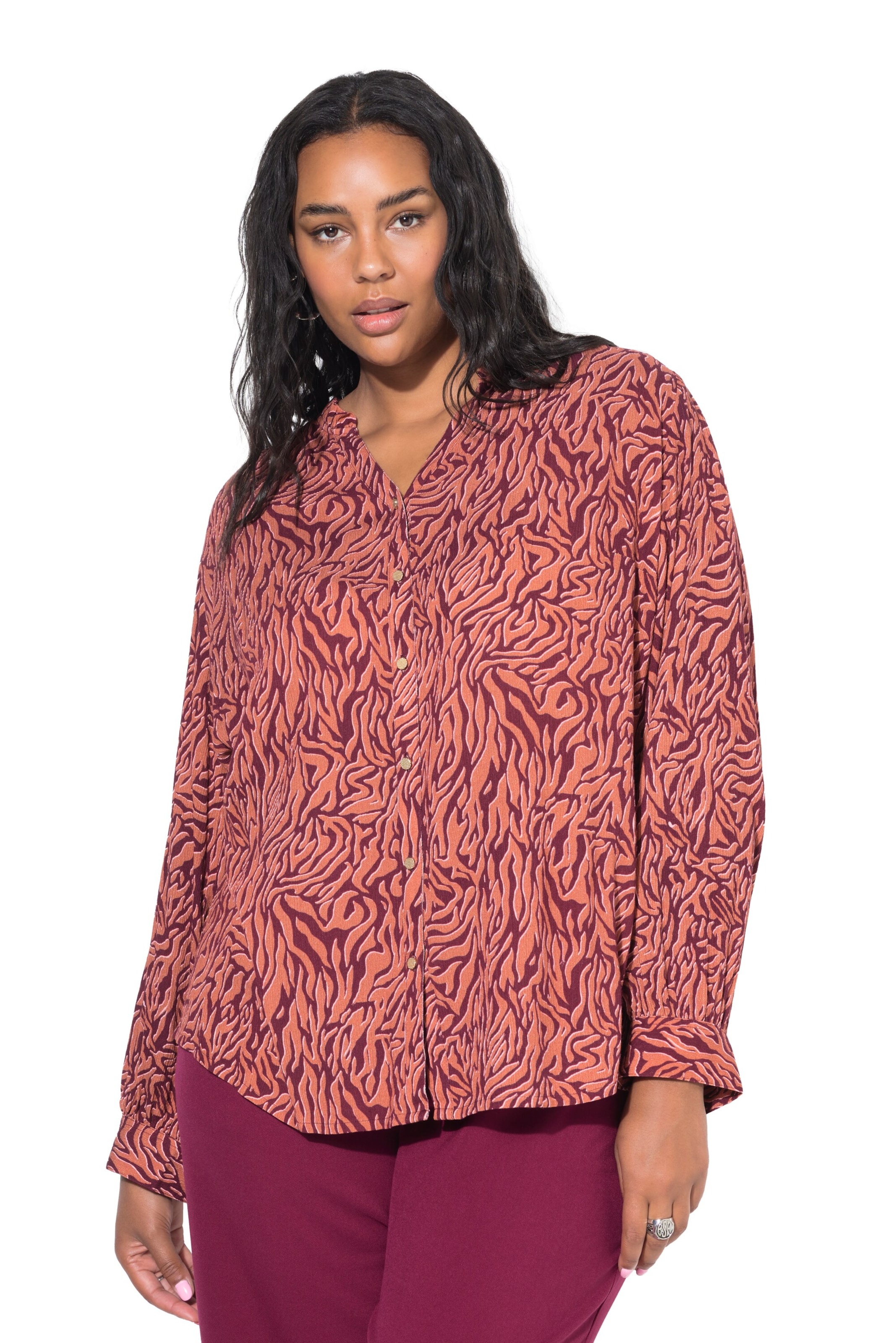Studio Untold Blouse in Roze: voorkant