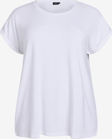 balta Zizzi Marškinėliai 'Manna': priekis