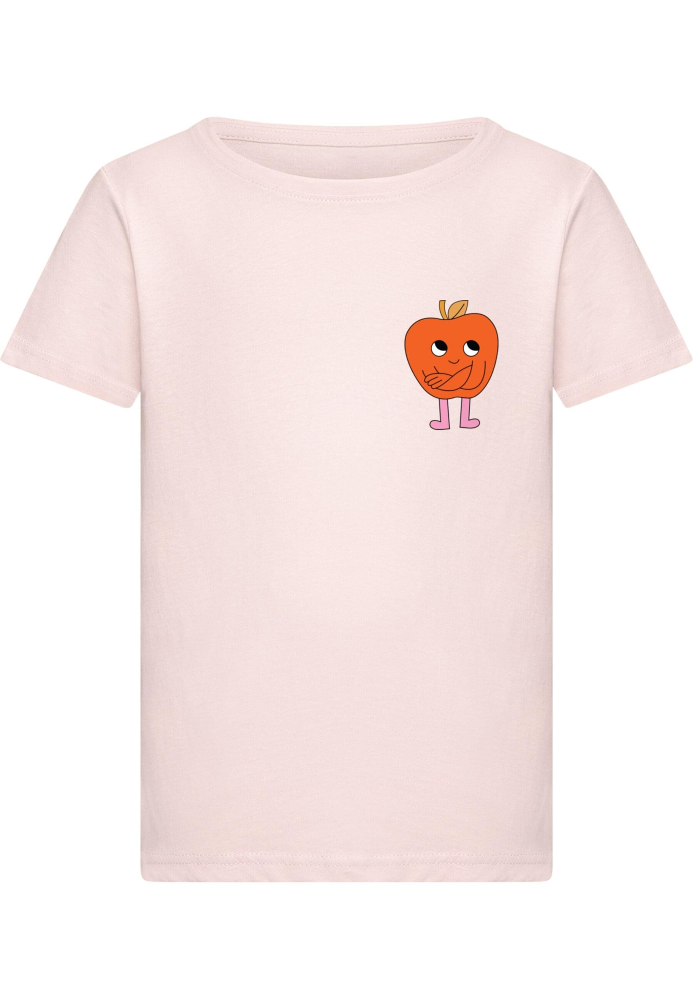 Merchcode Shirt 'Apple' in Pink: front