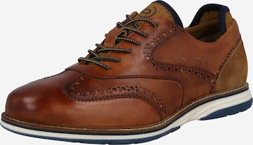 bugattiSportske cipele na vezanje 'Sandhan' - smeđa boja: prednji dio
