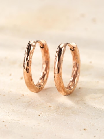 Orecchini 'Molten Texture Hoop' di Hey Happiness in oro