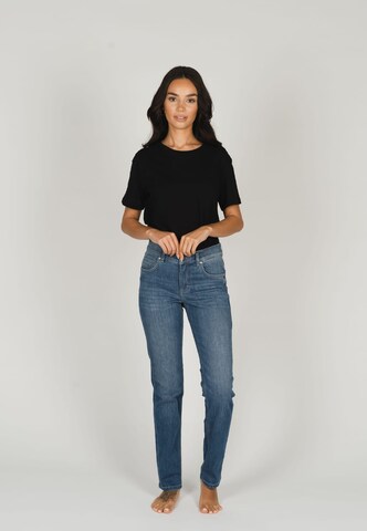 Angels Slimfit Jeans 'Cici' in Blauw: voorkant