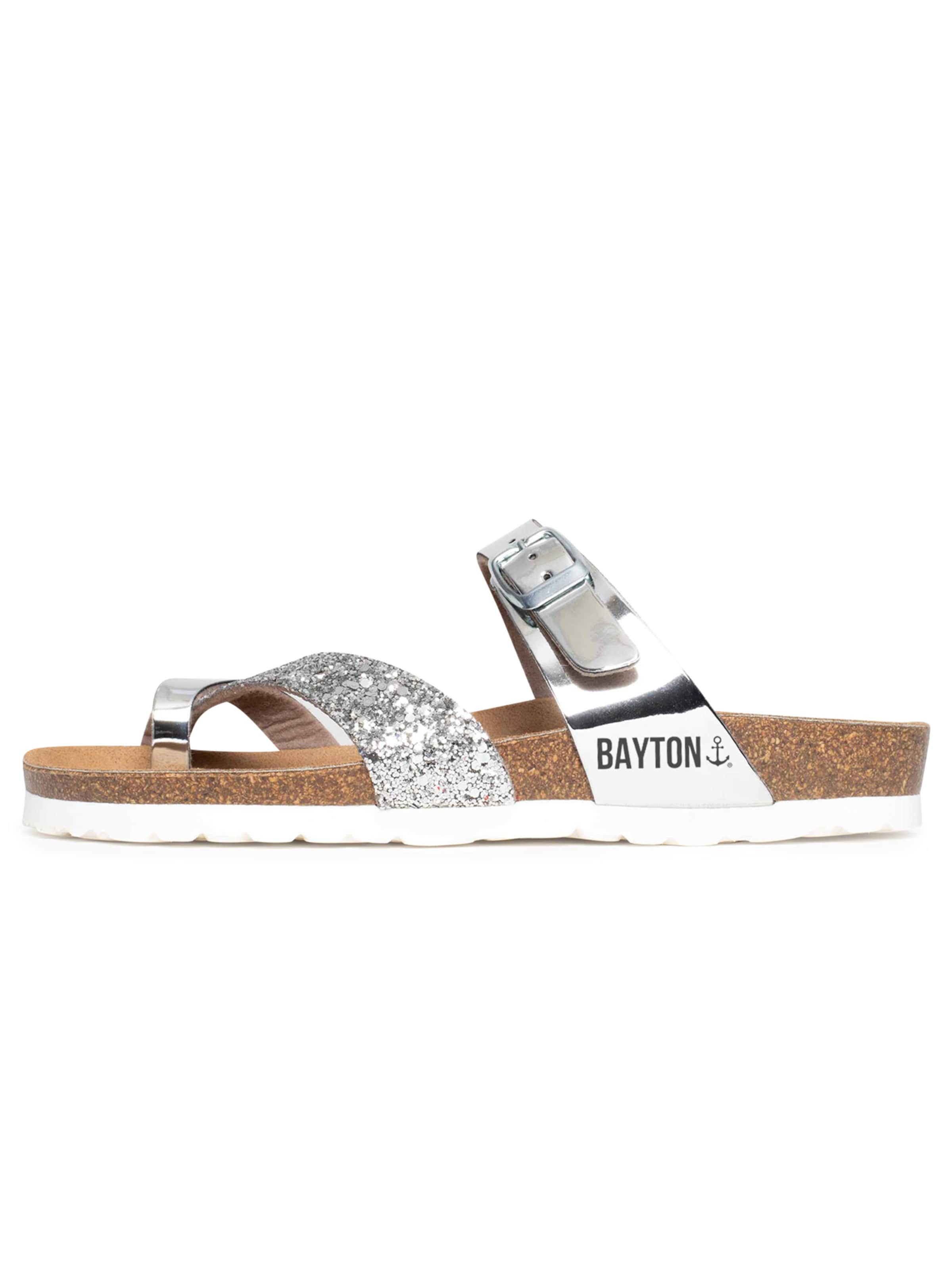 Bayton Mule 'Diane' in Silver: front