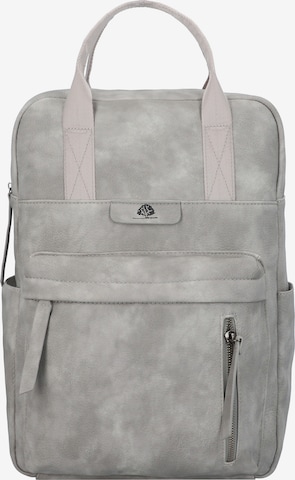 GREENBURRY Backpack 'Toni' in Grey: front
