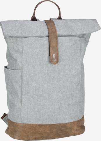 ZWEI Backpack ' Olli O26 ' in Grey: front