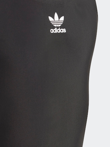 Costum de baie întreg 'Adicolor 3-Stripes' de la ADIDAS ORIGINALS pe negru