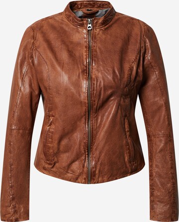 Gipsy Between-Season Jacket 'Channy' in Brown: front