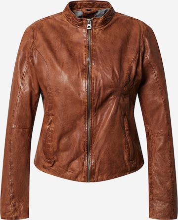 Gipsy Between-Season Jacket 'Channy' in Brown: front