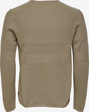 Pullover 'NIKO' di Only & Sons in beige