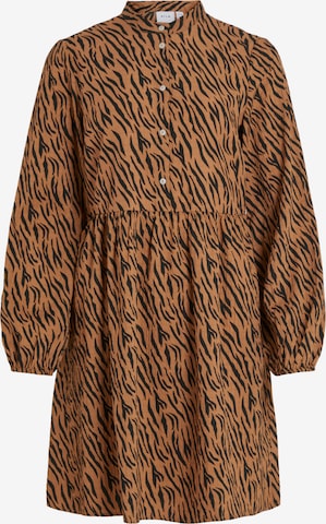 VILA Shirt Dress 'FREDA' in Brown: front