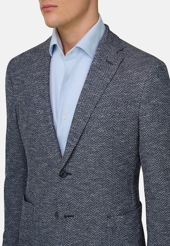 Boggi Milano Regular fit Colbert in Blauw