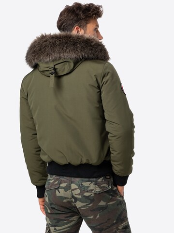 Superdry Prehodna jakna 'Everest' | zelena barva
