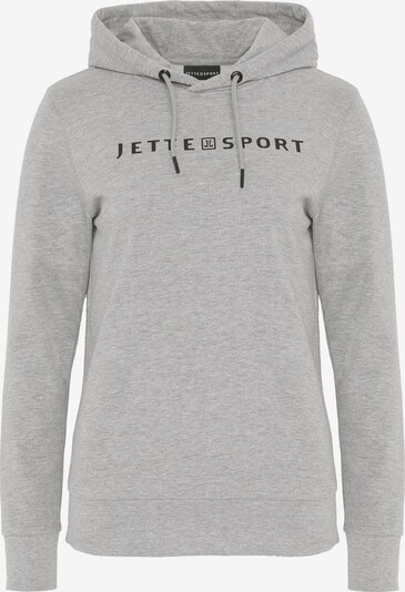 Jette Sport Sweatshirt in graumeliert / schwarz, Produktansicht