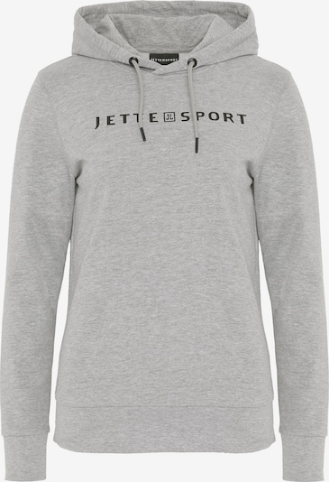 Jette Sport Sweatshirt in hellgrau / schwarz, Produktansicht