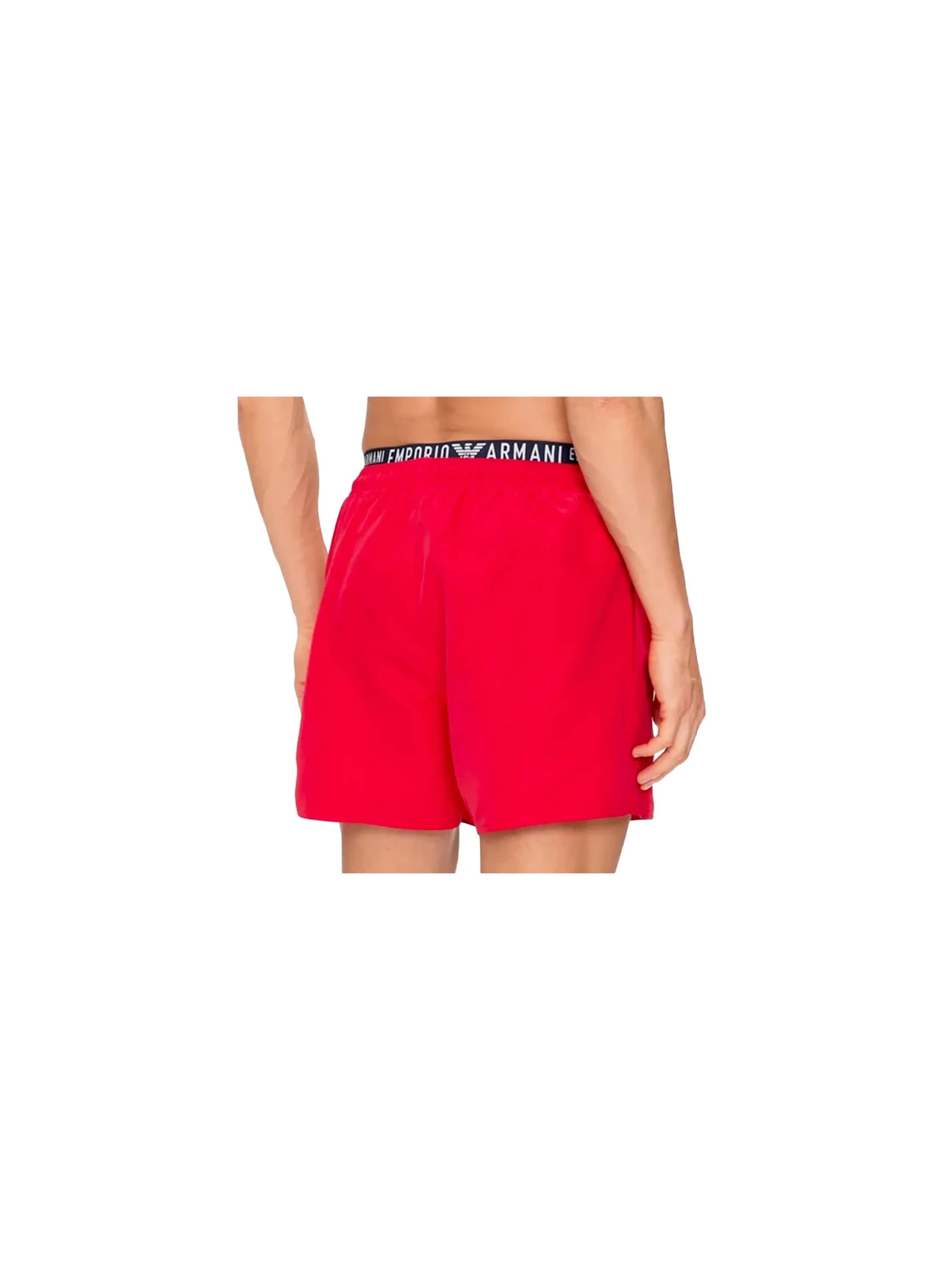 Shorts de bain 'Eagle' ARMANI en rouge