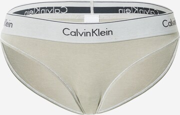Slip Calvin Klein Underwear en vert : devant