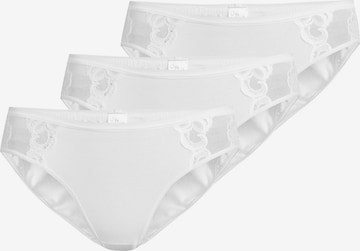 Nina von C. Panty 'Basic' in White: front