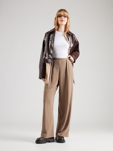 ONLY Обычный Брюки со складками 'ONLSANIA' в Коричневый