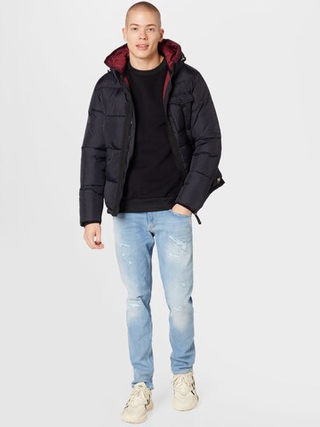 River Island - Sudadera en negro