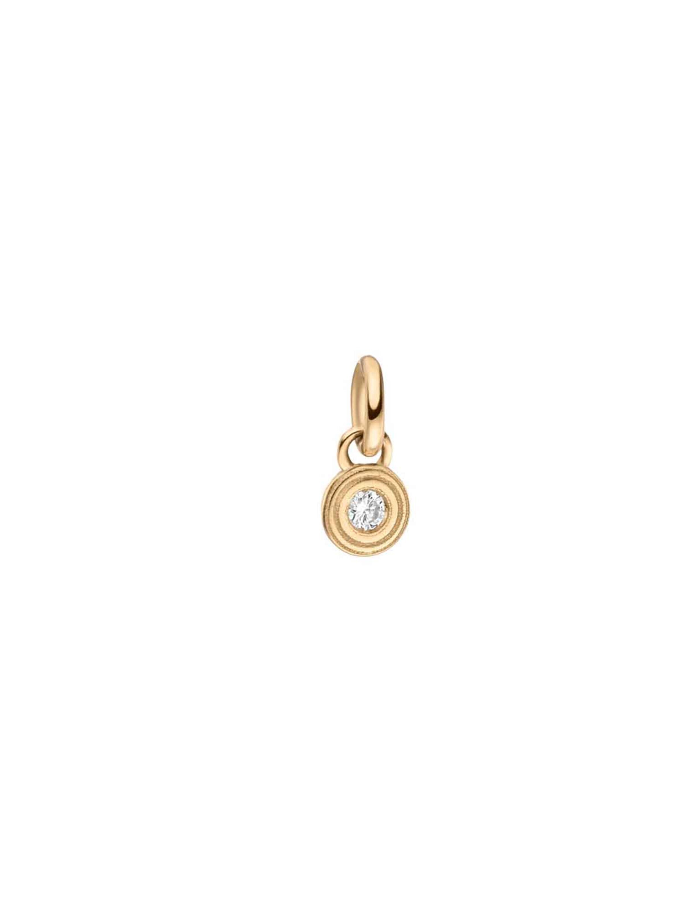 Pendentif 'Drops of Memories Anhänger' Maren Jewellery en jaune : devant