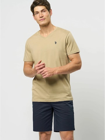 U.S. POLO ASSN. Bluser & t-shirts 'Cem' i beige: forside