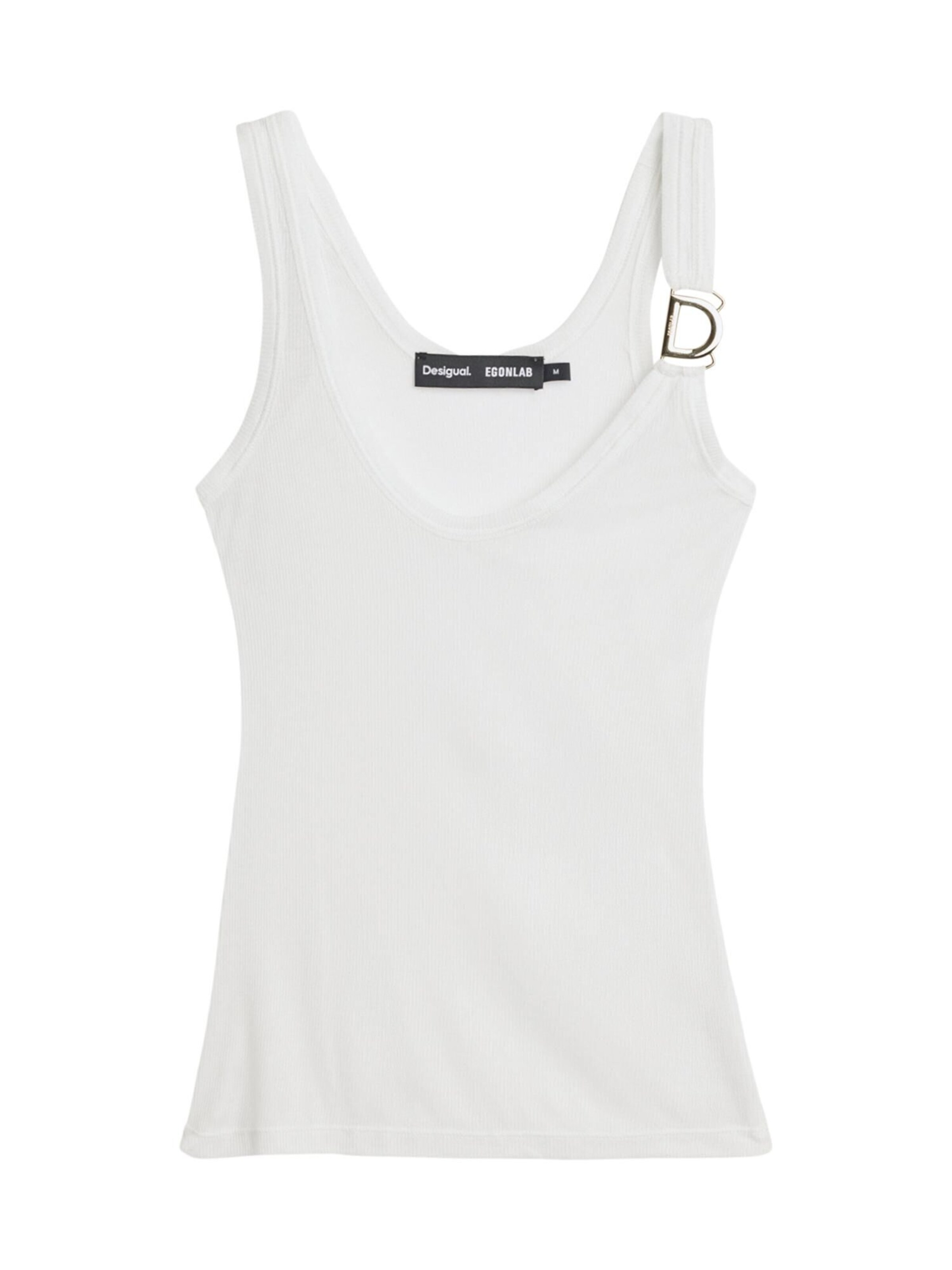 Desigual Μπλουζάκι σε λευκό: μπροστά