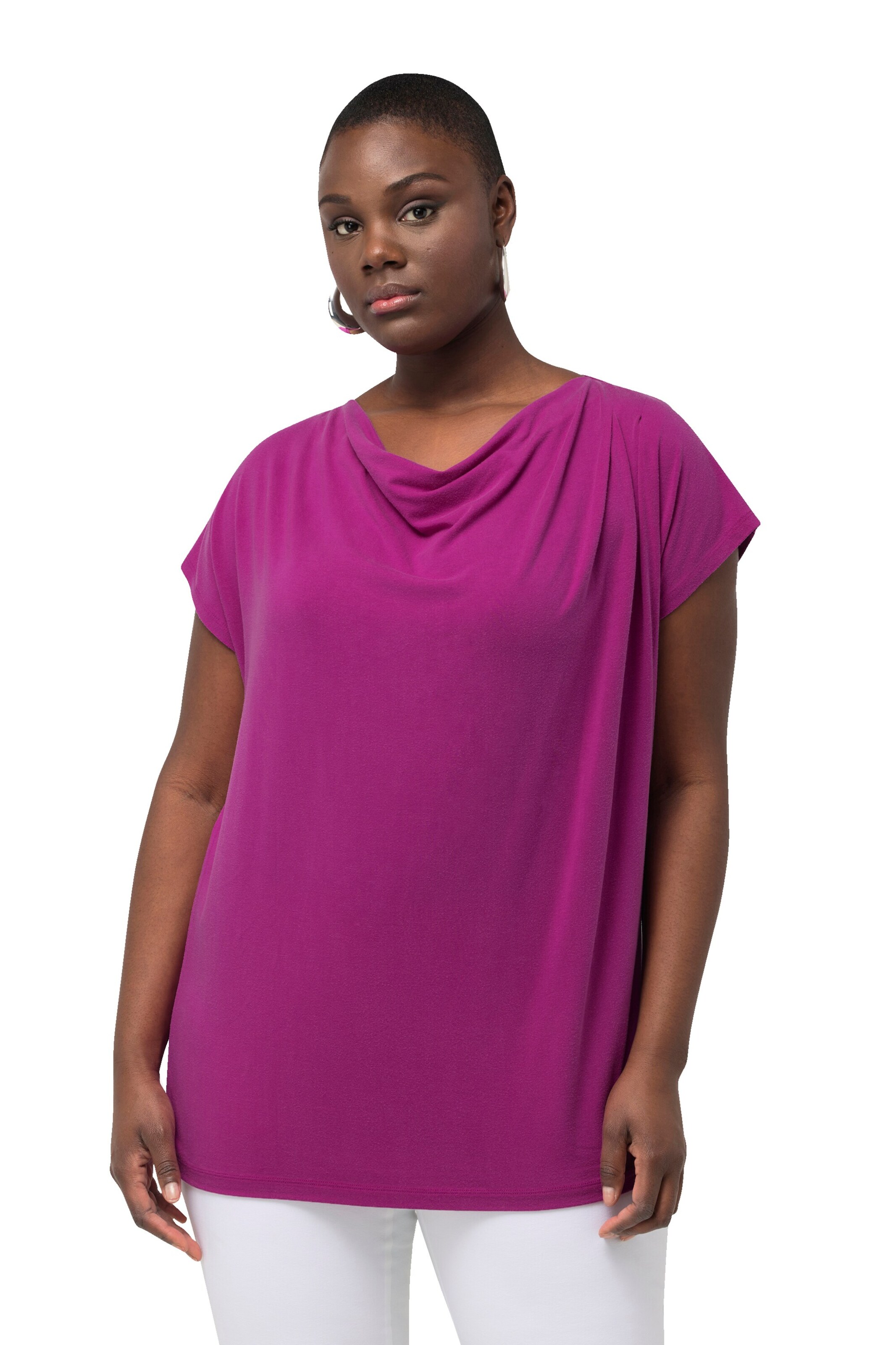 Ulla Popken Shirt in Purple: front
