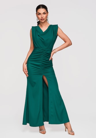 Ombre Avondjurk in Groen: voorkant