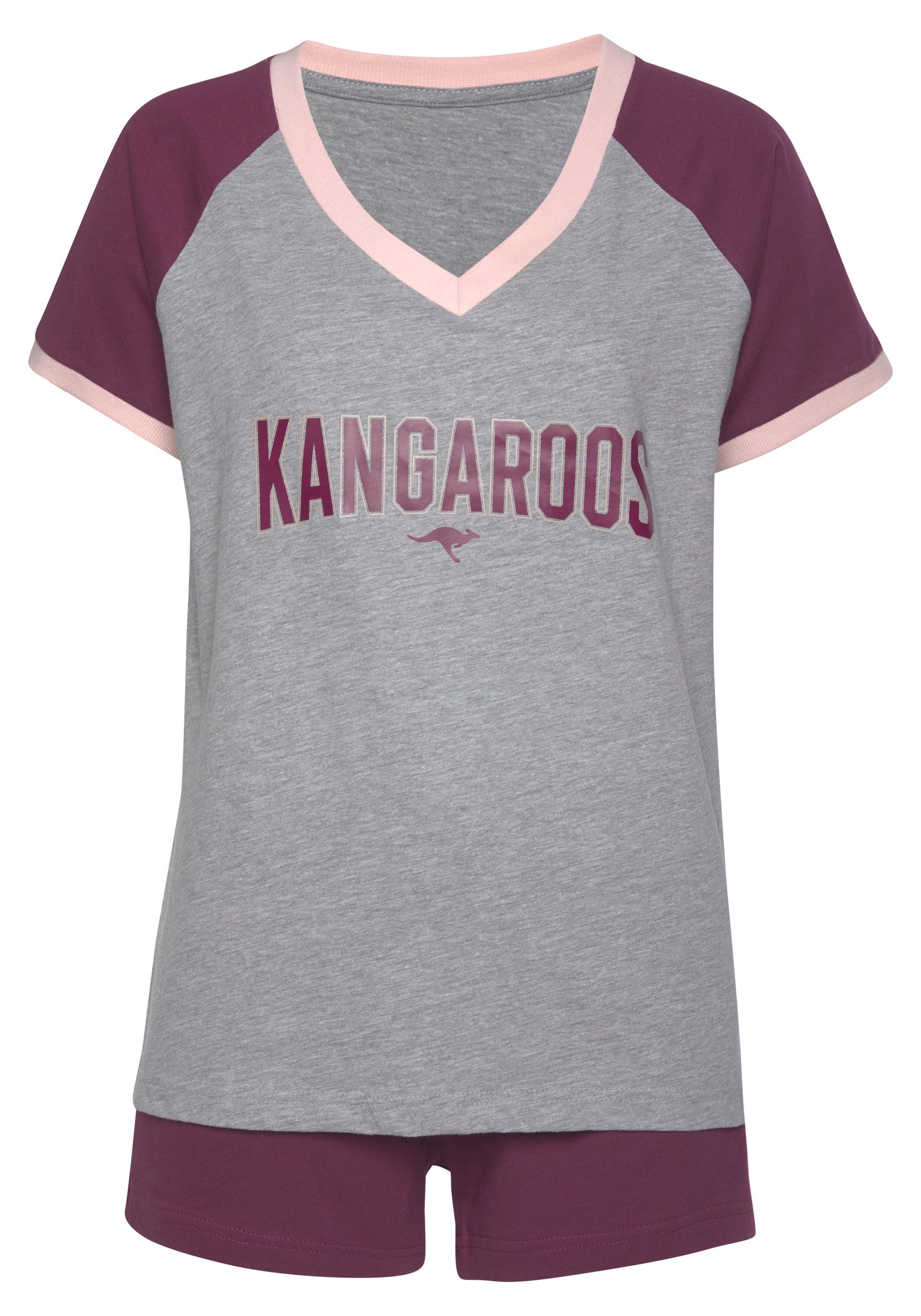 Shorty KangaROOS en rouge : devant