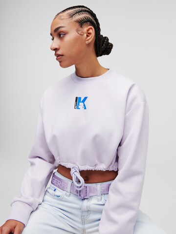 KARL LAGERFELD JEANS Sweatshirt i hvit