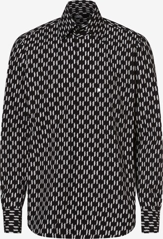 Karl Lagerfeld Overhemd in Zwart: voorkant