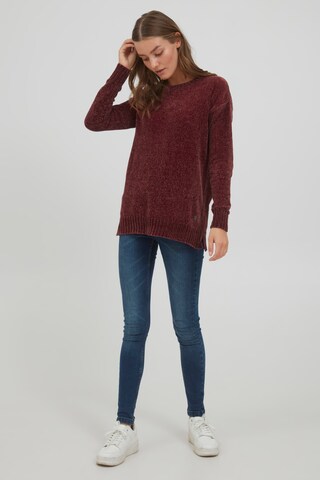 Oxmo Pullover 'Elvina' in Rot