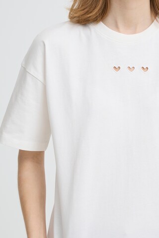 ICHI - Camisa 'IHPetro' em branco