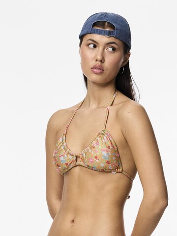 PIECES Bikini top 'PCAsine' in Orange: front