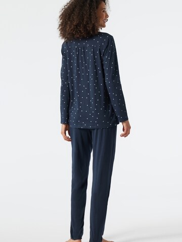 SCHIESSER Pyjama 'Essentials' in Blau