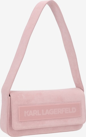 Borsa a spalla 'Essential ' di Karl Lagerfeld in rosa