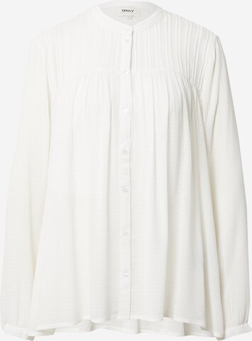 ONLY - Blusa 'NEW FLOW' en blanco: frente