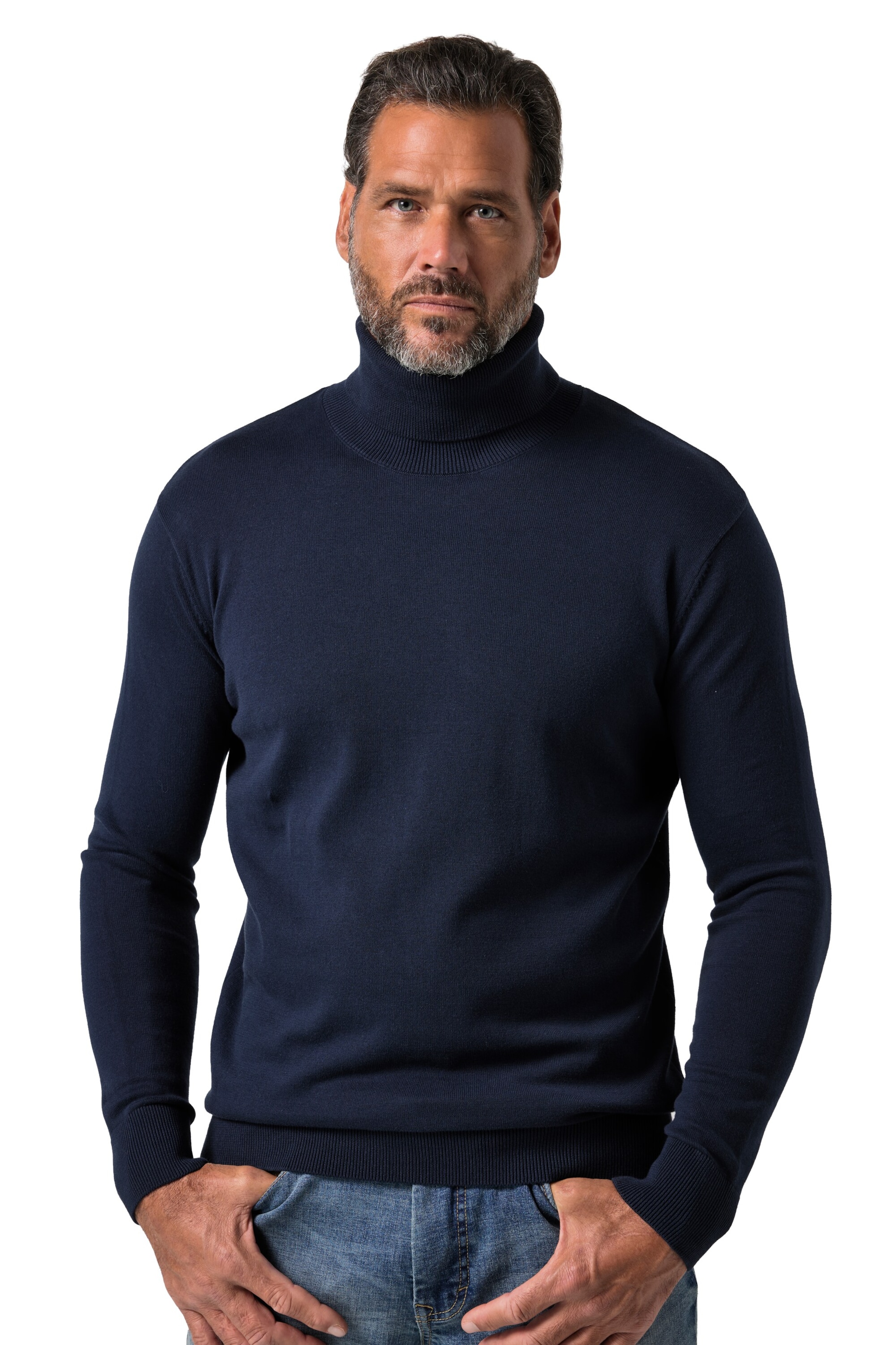 JP1880 Trui in Blauw: voorkant