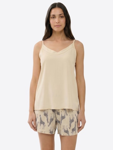 Vivisence Pyjama '2075' in Beige: voorkant