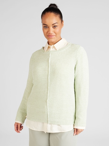 Pullover 'NEW FOXY' di ONLY Carmakoma in verde: frontale