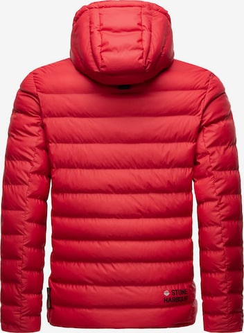 STONE HARBOUR Winter Jacket 'Zaharoo' in Red