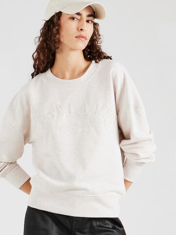 Hailys Sweatshirt 'Ch44eri' in Beige: Vorderseite