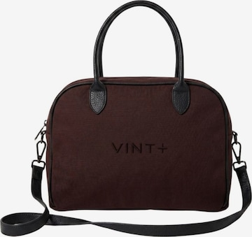 VINT+ Handbag 'Bowling Bag' in Brown: front