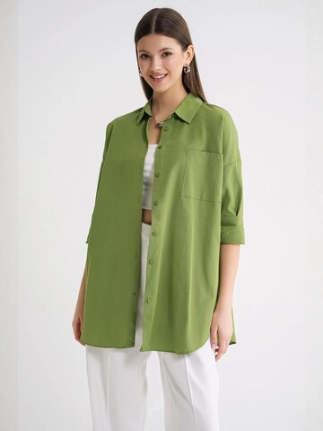 Camicia da donna di MixRay in verde