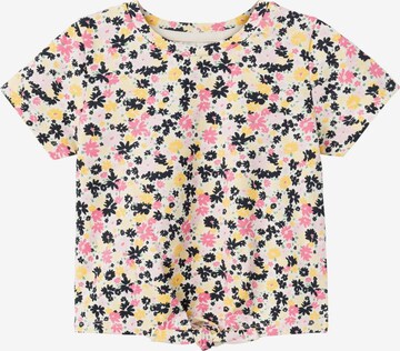 NAME IT T-shirt 'DAFFODIL' i vit: framsida