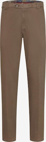 Meyer Hosen Chino Pants 'Roma' in Brown: front