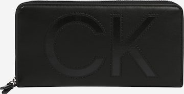 Calvin Klein Wallet in Black: front