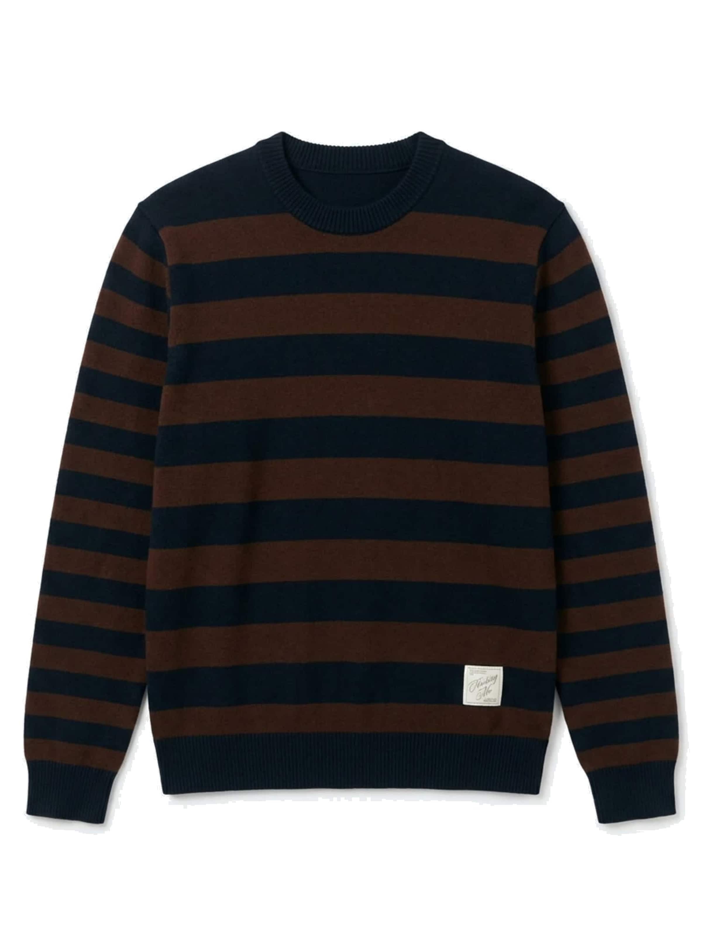Thinking MU Trui 'SETH' in Blauw: voorkant