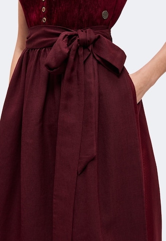 sarkans MARJO "Dirndl" stila kleita 'Hochwinkel'